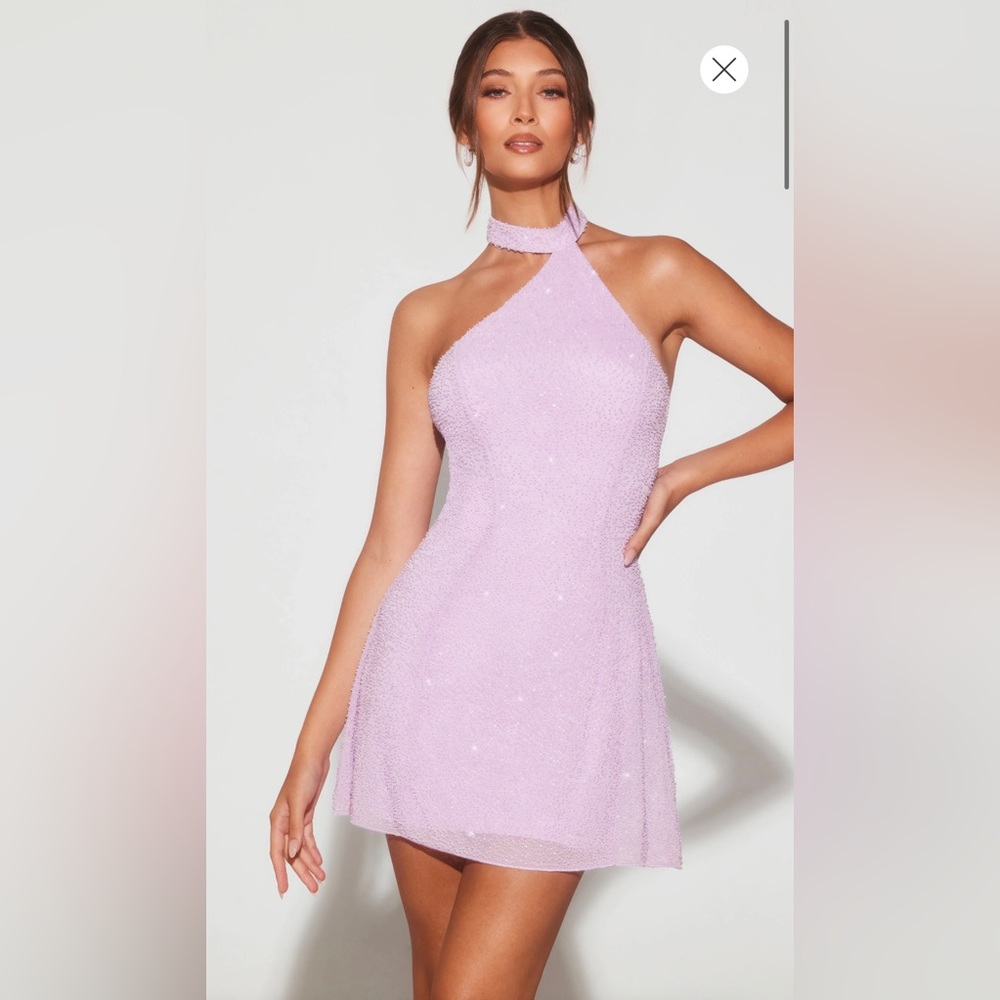OHPOLLY sorrento mini dress in this light purple!💜💜